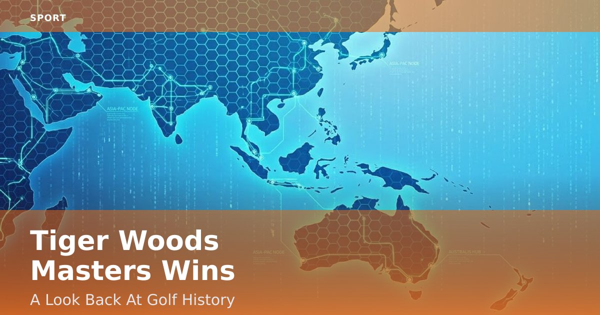 Tiger Woods' Masters Wins: A Look Back At Golf History