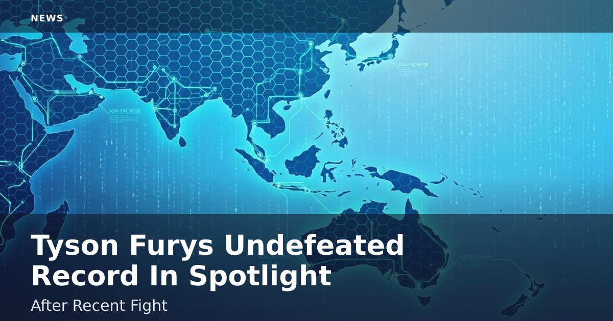 Tyson Fury's Undefeated Record In Spotlight After Recent Fight