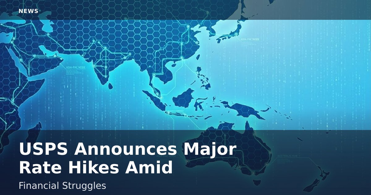 USPS Announces Major Rate Hikes Amid Financial Struggles